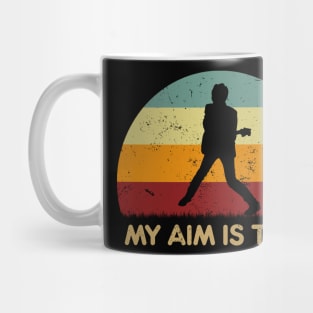 Retro Sunset - Elvis Costello My Aim Is True Mug